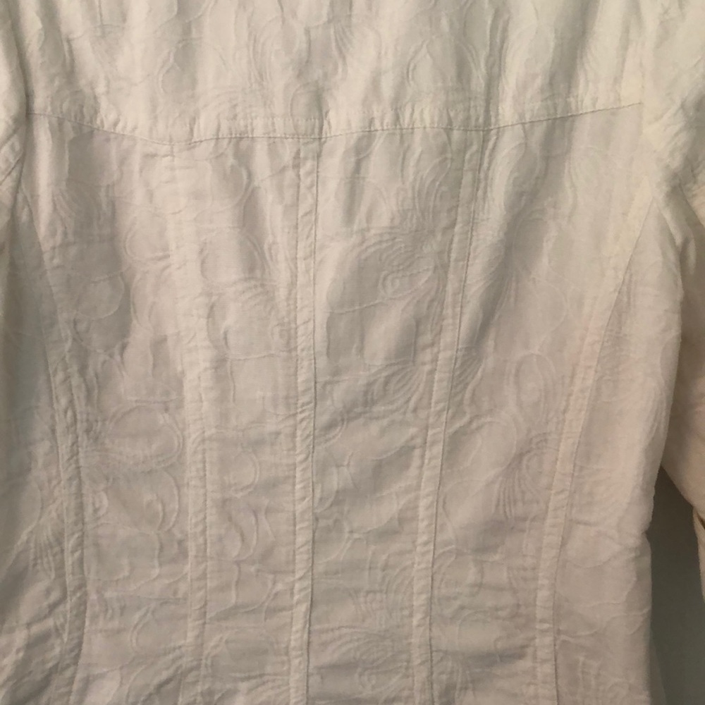 Coldwater Creek embossed casual jacket - Picture 6 of 9
